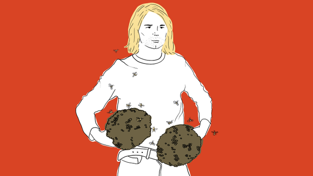 Illustration for article titled Absolutely Beautiful: This Incredible Artist Imagined What It Would Be Like If Kurt Cobain Had Lived Long Enough To Get Both His Hands Stuck In BeehivesĀ